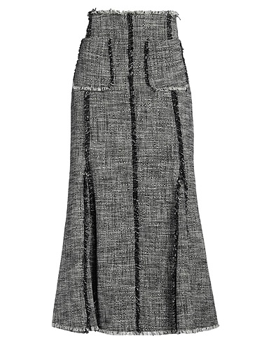 MSGM Midi skirt Black 100% Cotton
