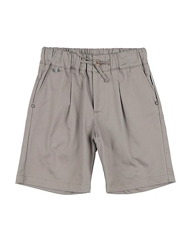 BIKKEMBERGS Shorts & Bermuda Khaki 98% Cotone, 2% Fibre elastiche