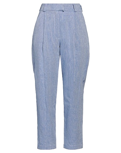 NIŪ Casual trouser Blue 57% Linen, 30% Cotton, 11% Polyester, 2% Other Fibres