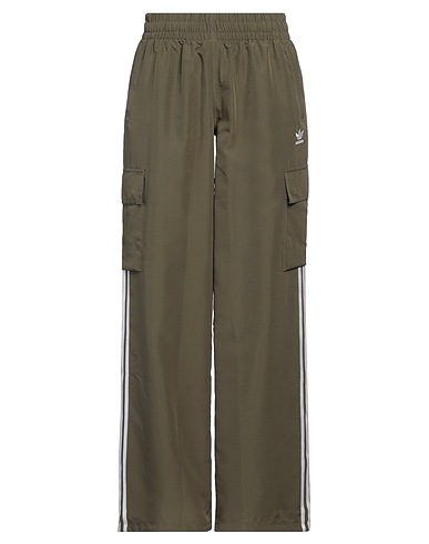ADIDAS ORIGINALS Casual trouser Military green 100% Recycled polyester