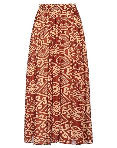 NIŪ Long skirt Brown 100% Cotton