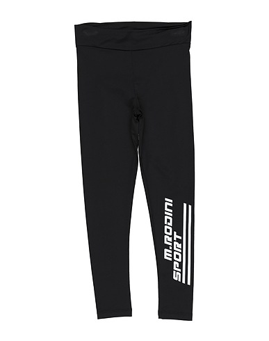 MINI RODINI Leggings Black 92% Recycled polyamide, 8% Elastane