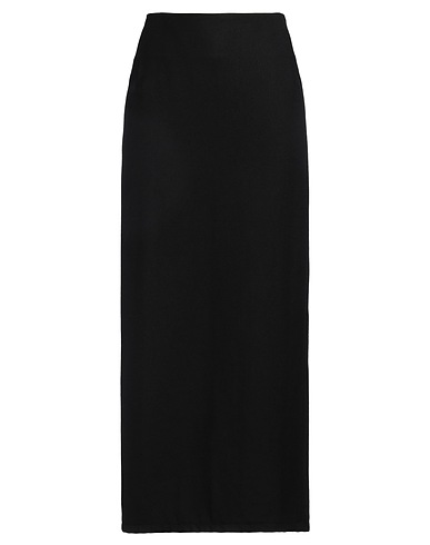 YOHJI YAMAMOTO Maxi Skirts Black 100% Wool