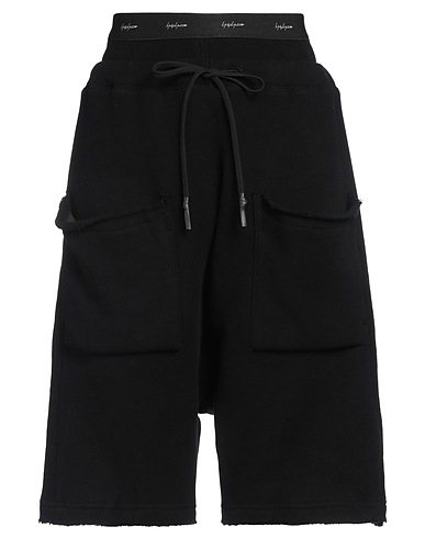 YOHJI YAMAMOTO Shorts & Bermuda Black 85% Cotton, 15% Cellulose