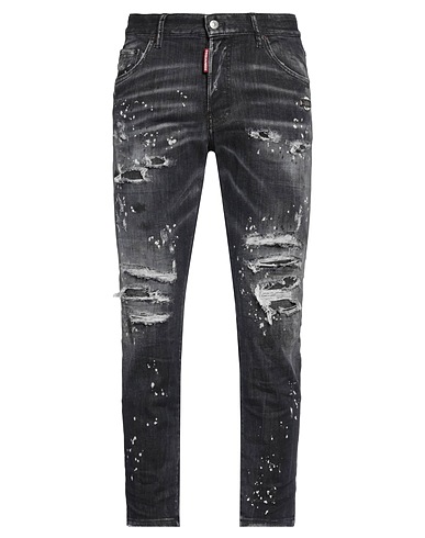 DSQUARED2 Denim trousers Black 92% Cotton, 6% Elastomultiester, 2% Elastane