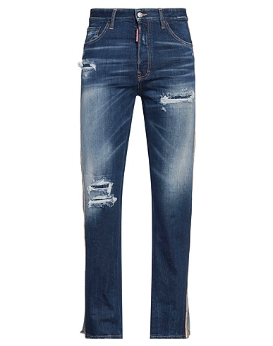 DSQUARED2 Denim trousers Blue 99% Cotton, 1% Elastane