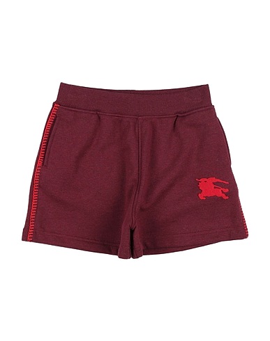 BURBERRY Shorts & Bermudas Bordeaux 100% Baumwolle, Elastan