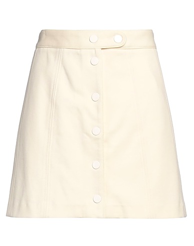 A.P.C. Mini skirt Cream 60% Viscose, 30% Polyamide, 10% Elastane