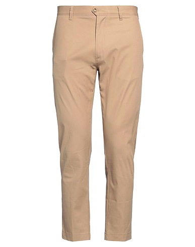 OFFICINA 36 Casual trouser Sand 98% Cotton, 2% Elastane