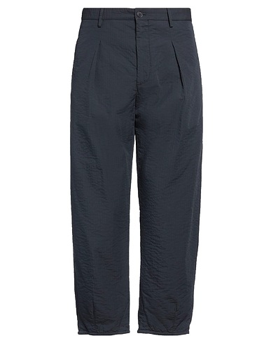 GIORGIO ARMANI Casual pants Midnight blue 85% Cotton, 15% Elastane