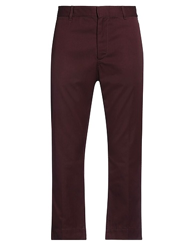 TOD'S Casual trouser Burgundy 65% Polyester, 35% Cotton