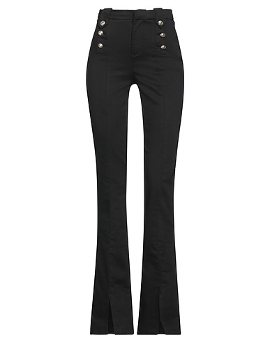 LIU •JO Casual trouser Black 66% Cotton, 30% Polyester, 4% Elastane
