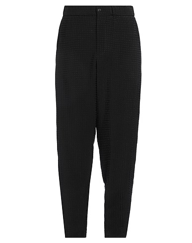 GIORGIO ARMANI Casual trouser Black 100% Cupro