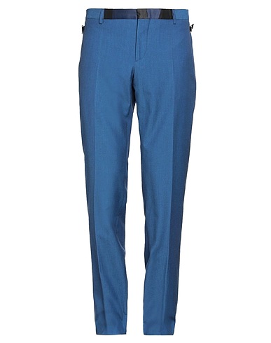 ETRO Casual trouser Blue 50% Wool, 50% Cotton