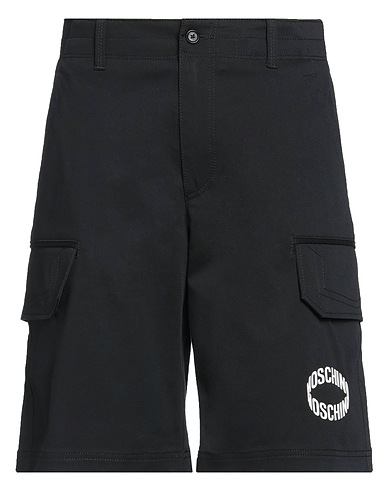 MOSCHINO Shorts & Bermuda Black 98% Cotton, 2% Elastane