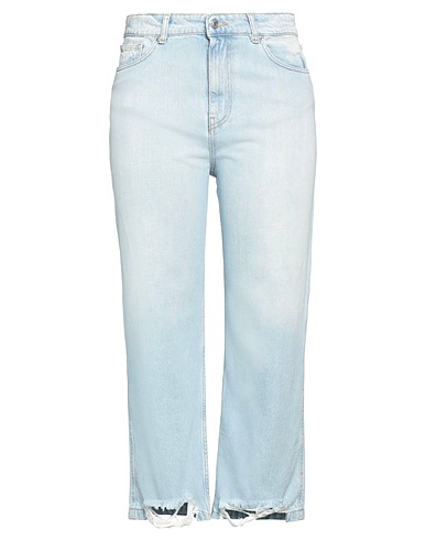 VICOLO Denim trousers Blue 100% Cotton