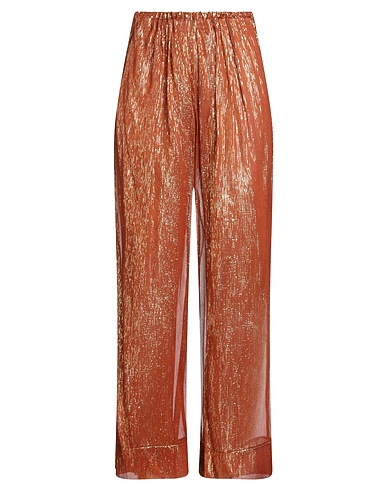 FORTE_FORTE Casual trouser 74% Silk, 26% Metallic Polyester