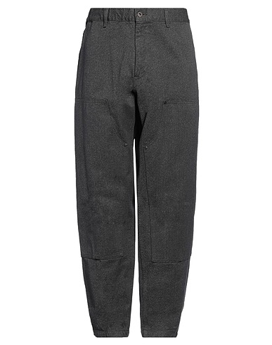 YOHJI YAMAMOTO POUR HOMME Denim trousers Navy blue 100% Cotton