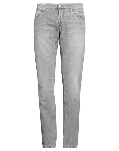 RICHMOND Denim trousers Grey 100% Cotton