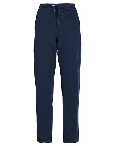BRIGLIA 1949 Casual trouser Midnight blue 63% Cotton, 35% Linen, 2% Elastane