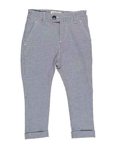 PAOLO PECORA Casual trouser Midnight blue 97% Cotton, 3% Elastane