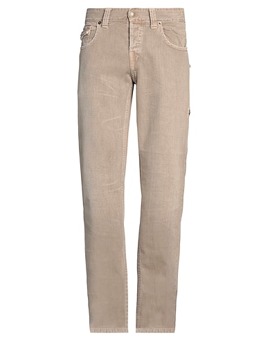 RICHMOND Denim trousers Beige 100% Cotton