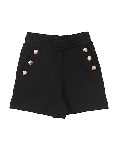 BALMAIN Shorts & Bermuda Nero 100% Cotone