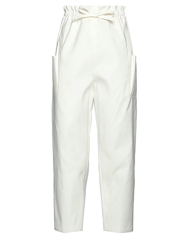MAISON RABIH KAYROUZ Casual trouser Ivory 70% Polyester, 30% Cotton