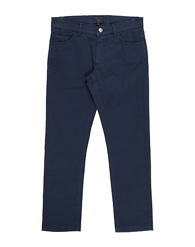 FAY Casual trouser Navy blue 97% Cotton, 3% Elastane