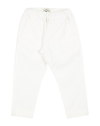 PAOLO PECORA Pantalone Bianco 97% Cotone, 3% Elastan