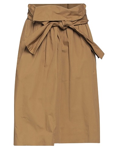 CHLOÉ Midi skirt Khaki 100% Cotton