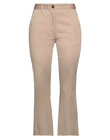 NINE IN THE MORNING Casual pants Beige 97% Cotton, 3% Elastane