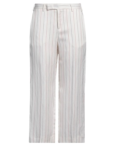 PT Torino Casual trouser Ivory 55% Linen, 45% Acetate