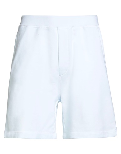 DSQUARED2 Shorts & Bermuda White 100% Cotton, Elastane