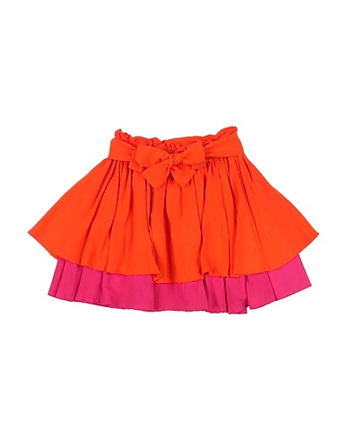 MANILA GRACE Skirt Orange 75% Tencel™, 25% Linen