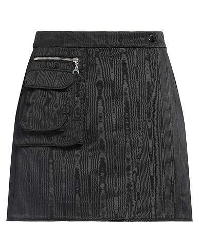MARINE SERRE Minirock Schwarz 100% Recyceltes Polyester, Polyamid, Elastan