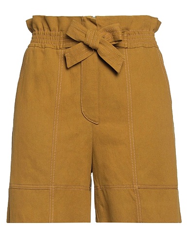 ODEEH Shorts & Bermuda Khaki 76% Cotone, 24% Lino