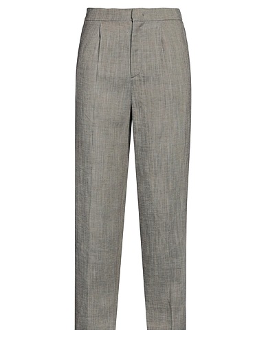 KIEFERMANN Casual trouser Grey 49% Viscose, 32% Linen, 19% Polyester