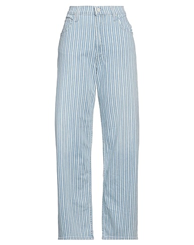 MOTHER Denim trousers Blue 95% Cotton, 4% Polyester, 1% Elastane