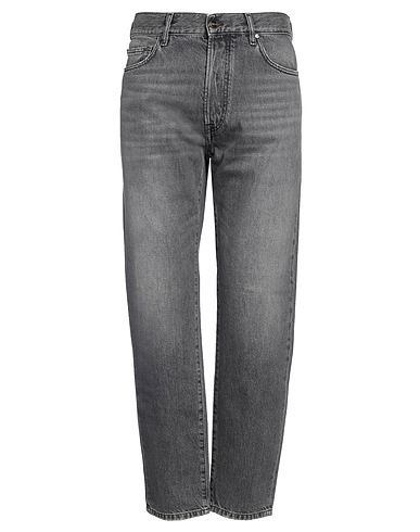 ANIVEN Denim pants 100% Cotton, Cow leather