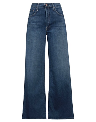 MOTHER Denim trousers Blue 64% Cotton, 22% Recycled cotton, 13% Polyester, 1% Elastane