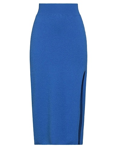 FRAME Midi-Rock Blau 87% Kaschmir, 12% Nylon, 1% Elastan