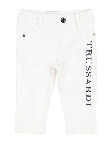 TRUSSARDI JUNIOR Denim trousers White 98% Cotton, 2% Elastane