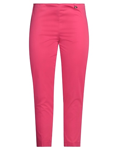 MARIA GRAZIA SEVERI Casual pants Pink 97% Cotton, 3% Elastane