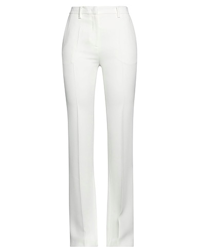 N°21 Pantalone Bianco 50% Acetato, 50% Viscosa
