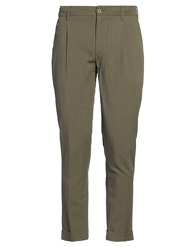 0/ZERO CONSTRUCTION Casual pants Military green 80% Viscose, 20% Linen