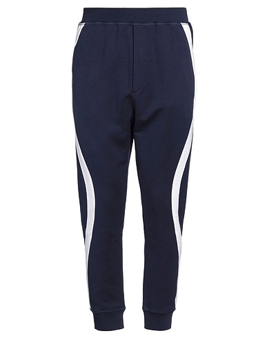 DSQUARED2 Casual trouser Midnight blue 100% Cotton, Elastane