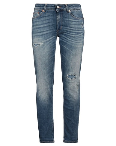 DONDUP Denim trousers Blue 81% Cotton, 11% Lyocell, 6% Elastomultiester, 2% Elastane