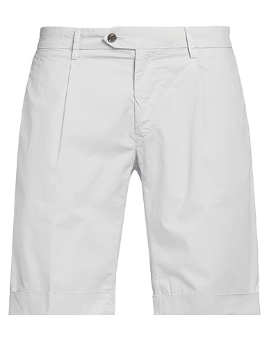 MASON'S Shorts & Bermuda Light grey 96% Cotton, 4% Elastane