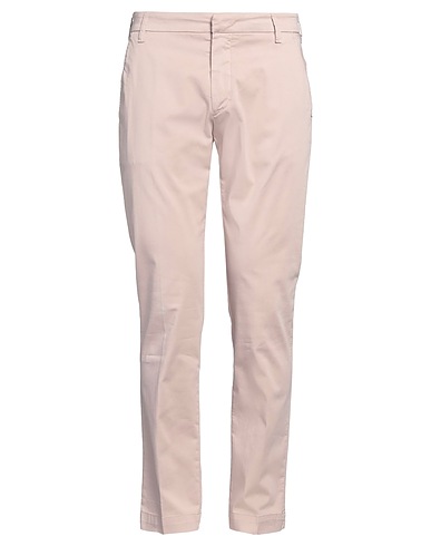 ENTRE AMIS Casual trouser Light pink 69% Cotton, 27% Polyester, 4% Elastane